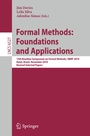Cover: Formal Methods: Foundations and Applications - Springer