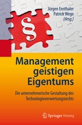 Cover: Management geistigen Eigentums - Springer Vieweg