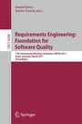 Cover: Requirements Engineering: Foundation for Software Quality - Springer