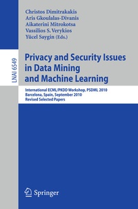 Abbildung von: Privacy and Security Issues in Data Mining and Machine Learning - Springer