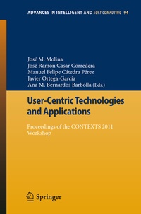 Enlarge image Cover: User-Centric Technologies and Applications - Springer