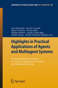 Enlarge image Cover: Highlights in Practical Applications of Agents and Multiagent Systems - Springer