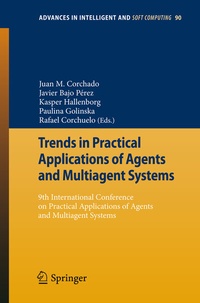 Enlarge image Cover: Trends in Practical Applications of Agents and Multiagent Systems - Springer