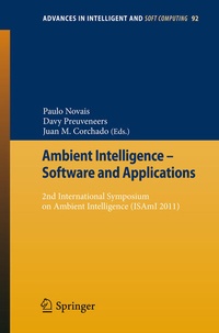 Enlarge image Cover: Ambient Intelligence - Software and Applications - Springer