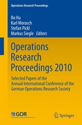Cover: Operations Research Proceedings 2010 - Springer
