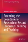 Cover: Extending the Boundaries of Research on Second Language Learning and Teaching - Springer
