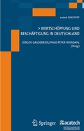 Cover: Wertsch&ouml;pfung und Besch&auml;ftigung in Deutschland - Springer