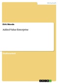 Cover: Added-Value-Enterprise - GRIN Verlag
