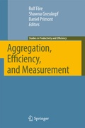 Cover: Aggregation, Efficiency, and Measurement - Springer