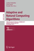 Cover: Adaptive and Natural Computing Algorithms - Springer