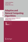 Cover: Adaptive and Natural Computing Algorithms - Springer