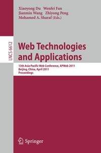Enlarge image Cover: Web Technologies and Applications - Springer