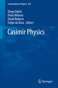 Cover: Casimir Physics - Springer