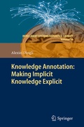 Cover: Knowledge Annotation: Making Implicit Knowledge Explicit - Springer