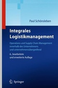 Cover: Integrales Logistikmanagement - Springer