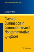 Cover: Classical Summation in Commutative and Noncommutative Lp-Spaces - Springer
