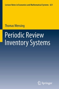 Enlarge image Cover: Periodic Review Inventory Systems - Springer