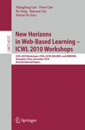 Cover: New Horizons in Web Based Learning -- ICWL 2010 Workshops - Springer