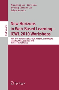 Bild vergrößern Bild: New Horizons in Web Based Learning -- ICWL 2010 Workshops - Springer