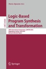 Bild: Logic-Based Program Synthesis and Transformation - Springer