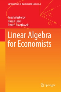Abbildung von: Linear Algebra for Economists - Springer