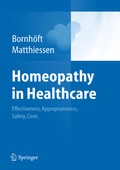 Cover: Homeopathy in Healthcare - Springer