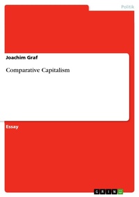 Enlarge image Cover: Comparative Capitalism - GRIN Verlag