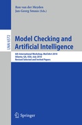 Cover: Model Checking and Artificial Intelligence - Springer