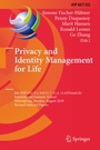 Cover: Privacy and Identity Management for Life - Springer