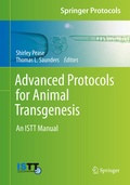 Cover: Advanced Protocols for Animal Transgenesis - Springer
