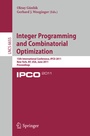 Cover: Integer Programming and Combinatorial Optimization - Springer