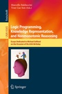 Cover: Logic Programming, Knowledge Representation, and Nonmonotonic Reasoning - Springer