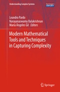 Cover: Modern Mathematical Tools and Techniques in Capturing Complexity - Springer