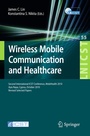 Cover: Wireless Mobile Communication and Healthcare - Springer