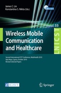 Cover: Wireless Mobile Communication and Healthcare - Springer