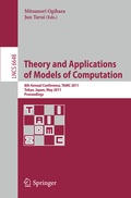 Cover: Theory and Applications of Models of Computation - Springer