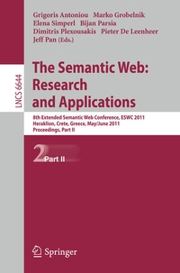 Enlarge image Cover: The Semantic Web: Research and Applications - Springer