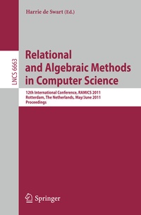 Enlarge image Cover: Relational and Algebraic Methods in Computer Science - Springer