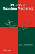 Cover: Lectures on Quantum Mechanics - Springer