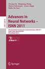 Cover: Advances in Neural Networks -- ISNN 2011 - Springer