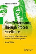 Cover: High Performance Through Process Excellence - Springer