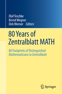 Abbildung von: 80 Years of Zentralblatt MATH - Springer