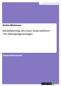 Cover: Identifizierung des Gases beim Aufl&ouml;sen von Zahnspangenreiniger - GRIN Verlag