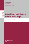 Bild: Algorithms and Models for the Web-Graph - Springer