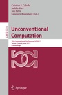 Cover: Unconventional Computation - Springer