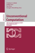 Cover: Unconventional Computation - Springer