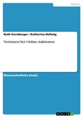 Cover: Vertrauen bei Online-Auktionen - GRIN Verlag
