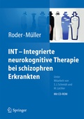 Cover: INT - Integrierte neurokognitive Therapie bei schizophren Erkrankten - Springer