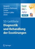 Cover: S3-Leitlinie Diagnostik und Behandlung der Essst&ouml;rungen - Springer