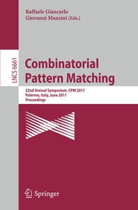 Enlarge image Cover: Combinatorial Pattern Matching - Springer